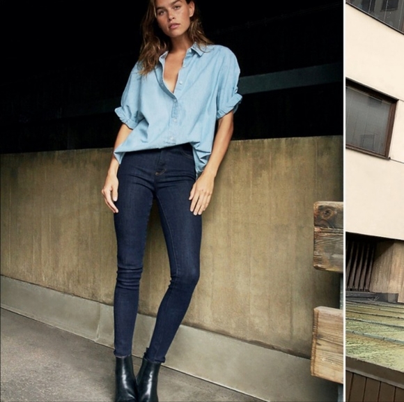 NEW Denim Forum The Lola High Rise Skinny Jeans - Picture 3 of 5